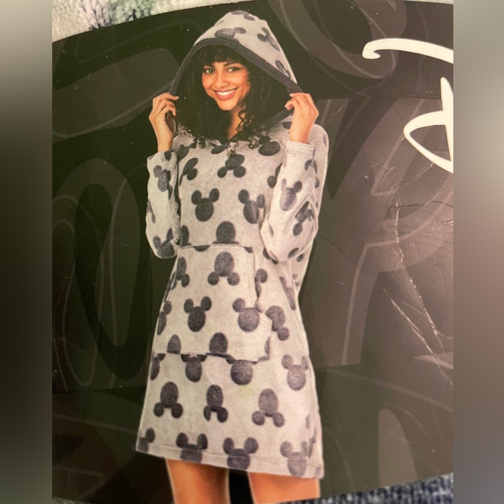 Disney Women’s Mickey Lounger With Cozy Hood